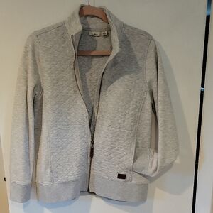 LL Bean Gray Jacket Quilted Casual